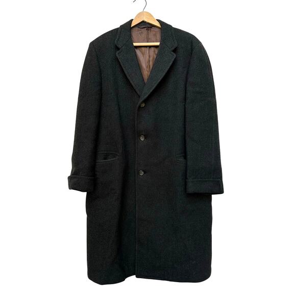 Bryant-Besse Vintage Overcoat – Men’s Size Large – Wool Blend – Made in USA - Picture 1 of 8